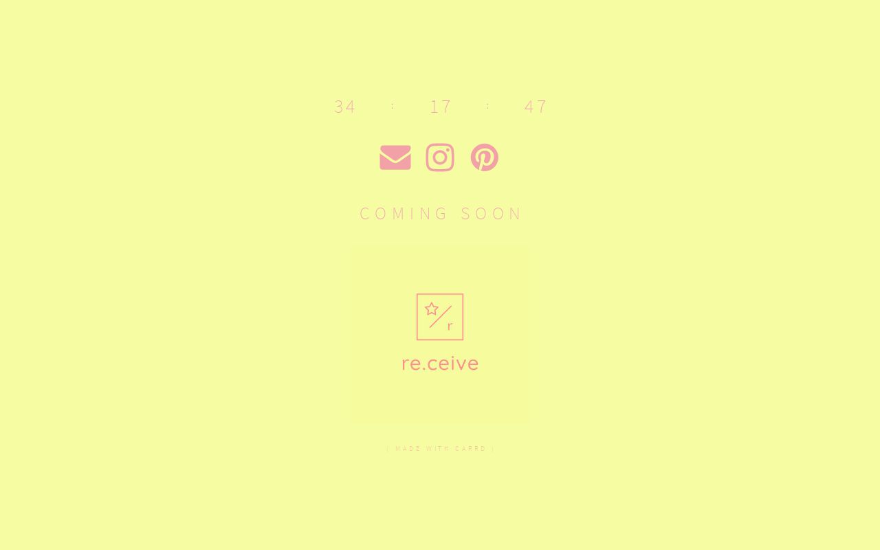 Carrd profile picture for @receive